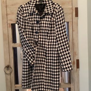 Houndstooth black and cream jacket